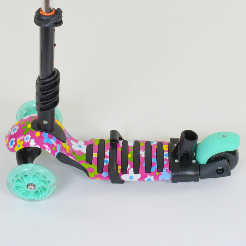 Самокат триколісний Best Scooter 5в1 (43702) PU колеса зі світлом