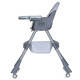 Дитячий Стільчик для годування Bambi (M 5722 Gray) сірий