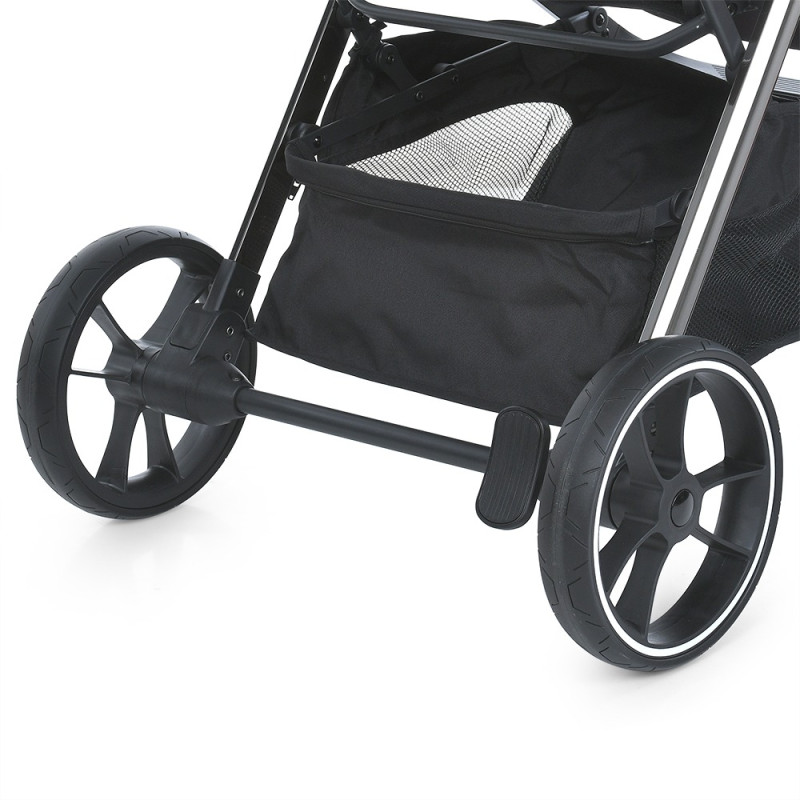 Дитяча прогулянкова Коляска EL CAMINO BEYA (ME 1127-B Black) з чохлом на ніжки