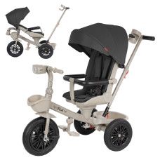 Дитячий Велосипед триколісний TILLY FLASH (T-3812 BLACK) складний руль