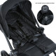 Коляска дитяча EL CAMINO SPIN 360 (ME 1138 Black) чорний