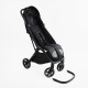 Дитяча прогулянкова Коляска JOY "Willow" (WL-65144) чорна, футкавер, підсклянник, телескопічна ручка