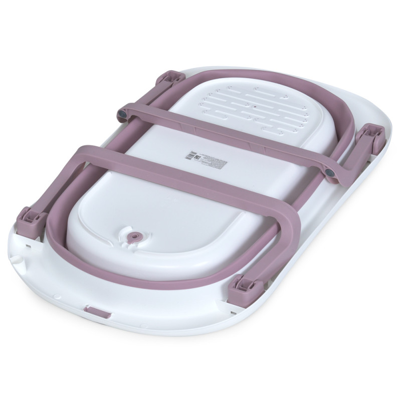 Дитяча Ванночка (ME 1151 PLUS Lilac) з термометром, силікон, складана