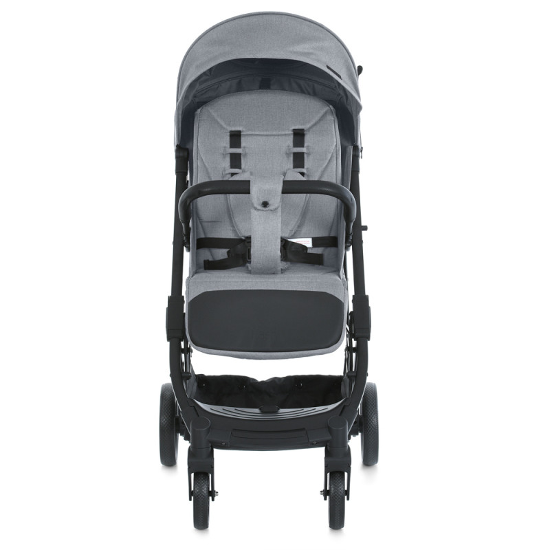 Дитяча прогулянкова Коляска BAMBI FLASH (M 5727-1 Silver Gray) алюміній