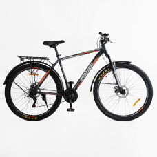 Велосипед Спортивний Corso «Fisher» 29 дюймів (FS-83260) рама сталева 21``, обладнання Shimano 21 швидкість, зібран на 75%