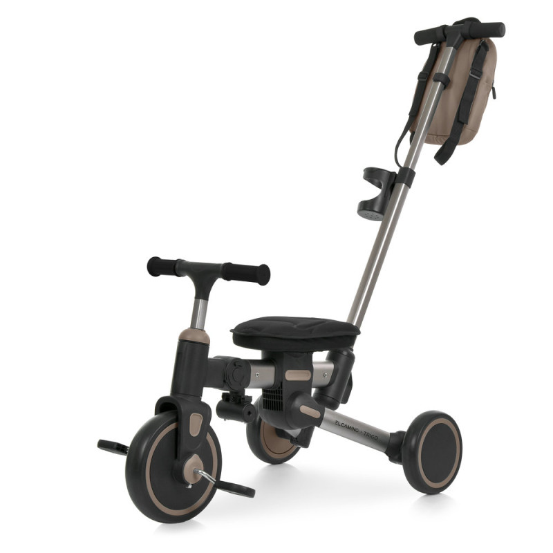 Дитячий Велосипед El Camino TRIGO (ME 1226 Taube Beige) поворот на 360°, кермо складане, дощовик