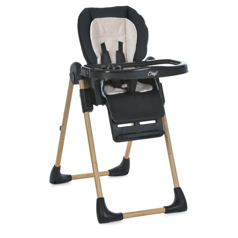 Стілець для годування EL CAMINO CRAFT (ME 1115-W Black)