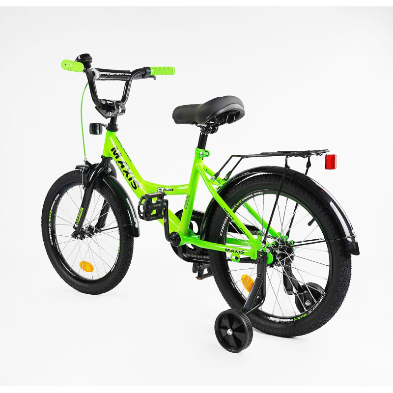 Велосипед 16" дюймів 2-х колісний "CORSO" MAXIS CL-16192 (1) ручне гальмо, дзвіночок, сидіння з ручкою, додаткові колеса, ЗІБРАНИЙ НА 75%, в коробці