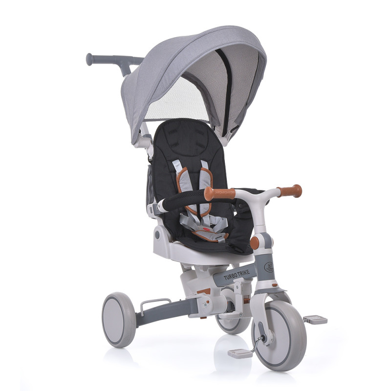 Дитячий триколісний Велосипед TURBOTRIKE (MT 1036 W grey) складний