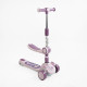 Дитячий триколісний Самокат 5в1 "Skyper" (GH-31692) світло, укр. озвучування та підсвічування платформи,с ДОП. КОЛЕСАМИ, захисний бампер