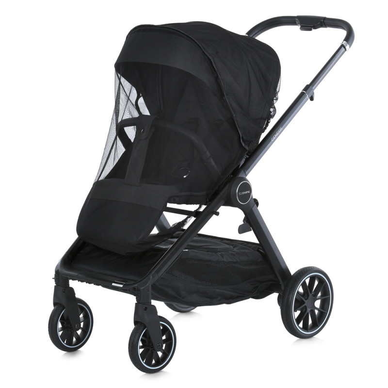 Коляска дитяча EL CAMINO GENESIS 2в1 (ME 1126 Jet Black) чорний