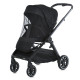 Коляска дитяча EL CAMINO GENESIS 2в1 (ME 1126 Jet Black) чорний