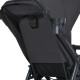 Коляска дитяча EL CAMINO MALTA (ME 1182 Black Onyx) москітна сітка, дощовик, підстак., чохол