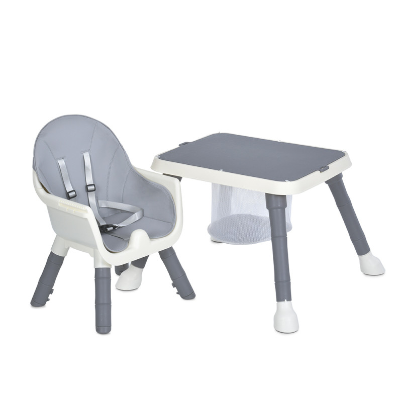 Стільчик для годування-трансформер Bambi (M 6041 Gray) сірий