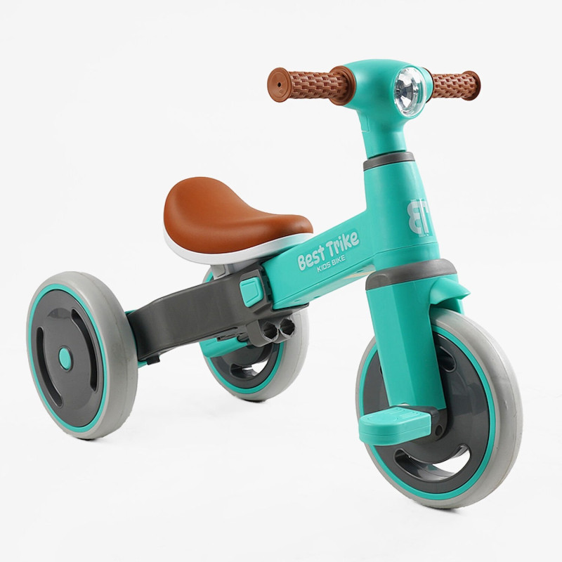 Дитячий триколісний Велосипед-велобіг Best Trike (LB-10360) фара, регульоване сидіння