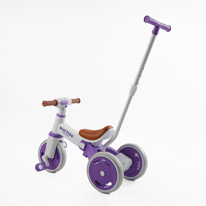 Дитячий триколісний Велосипед-велобіг Best Trike (LB-10571) фара, регульоване сидіння