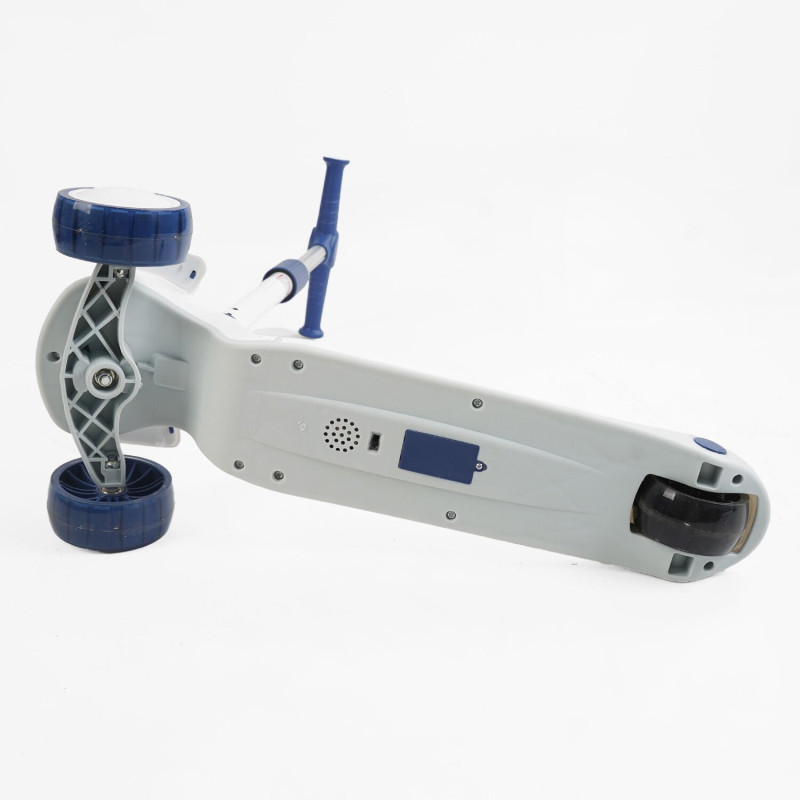 Дитячий триколісний Самокат 5в1 "Skyper" (GH-51784) світло, укр. озвучування та підсвічування платформи,с ДОП. КОЛЕСАМИ, захисний бампер