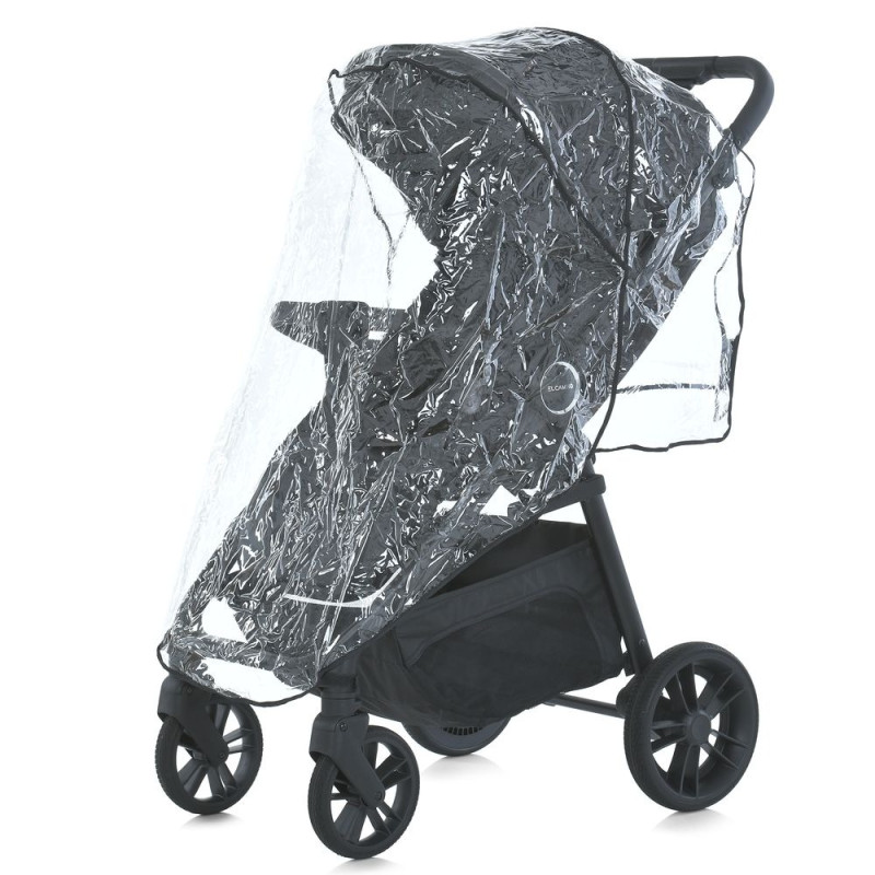 Дитячий візочок прогулянковий EL CAMINO DAHLIA (ME 1181 Black) чохол