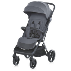 Дитяча прогулянкова Коляска EL CAMINO BEYA (ME 1127-B Midnight Gray) з чохлом на ніжки