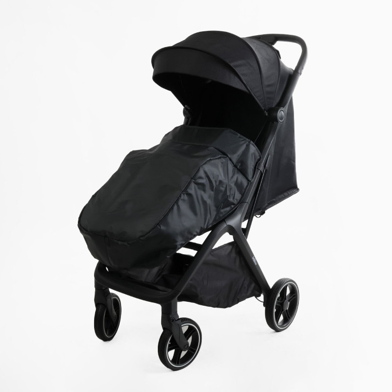 Дитяча прогулянкова Коляска JOY "Willow" (WL-65144) чорна, футкавер, підсклянник, телескопічна ручка