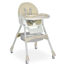 Стільчик для годування Kidoro (M 6302 Beige) складний