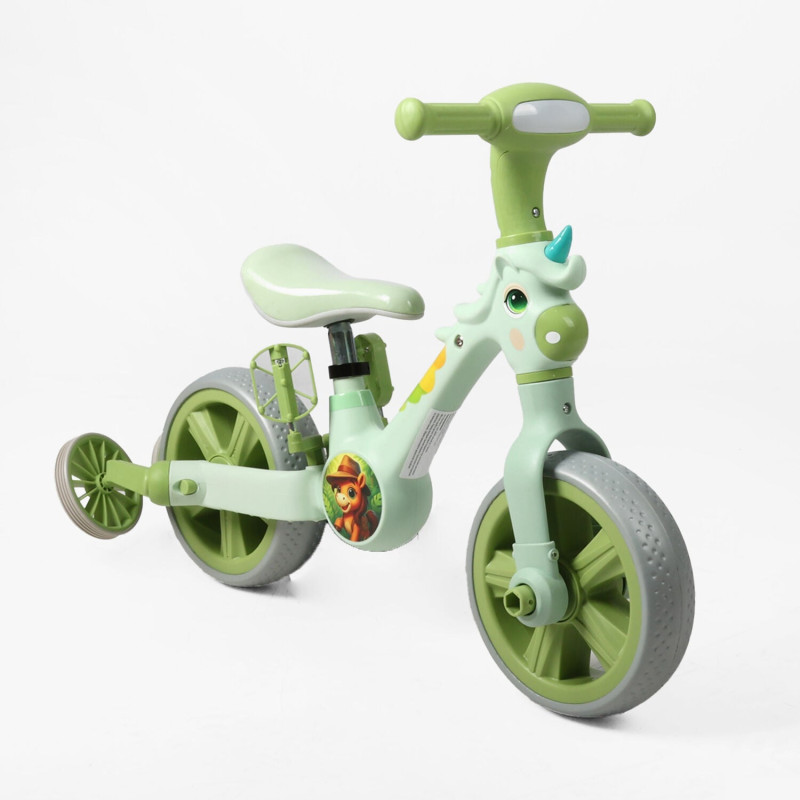 Дитячий Велосипед-трансформер Best Trike (JM-0711-6) музика, підсвічування, знімні педалі та допоміжні бічні колеса