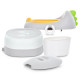 Дитячий горщик EL CAMINO MULTI POTTY 3в1 (ME 1142 Gray) накладка на унітаз, підставка для ніг