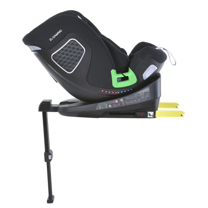 Автокрісло EL CAMINO i-STAND (ME 1146 Royal Black) чорний