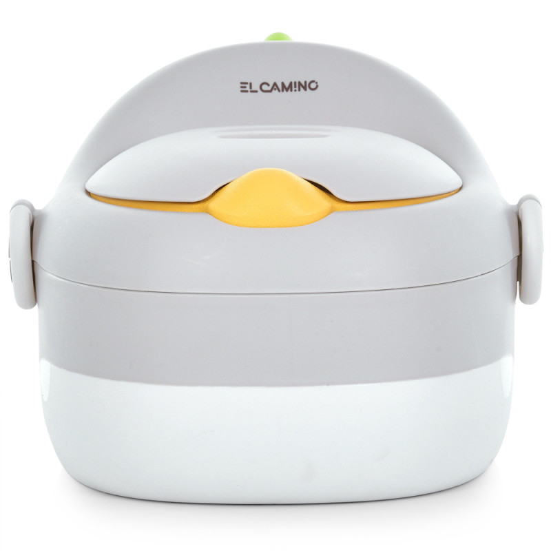 Дитячий горщик EL CAMINO MULTI POTTY 3в1 (ME 1142 Gray) накладка на унітаз, підставка для ніг