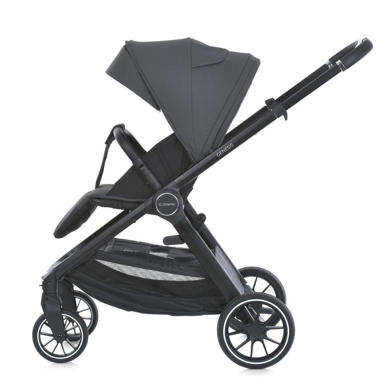 Коляска дитяча EL CAMINO GENESIS 2в1 (ME 1126 Asphalt Gray) сірий