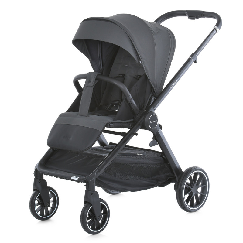Коляска дитяча EL CAMINO GENESIS 2в1 (ME 1126 Asphalt Gray) сірий