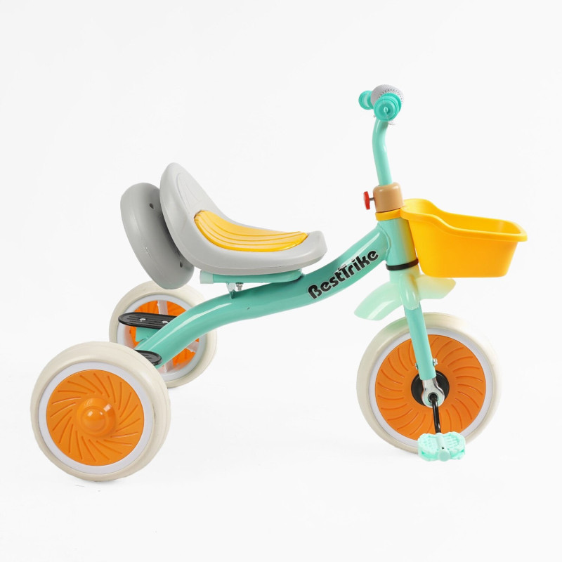 Дитячий триколісний Велосипед "Best Trike" (BS-49151) світло, кошик, укр. озвучка
