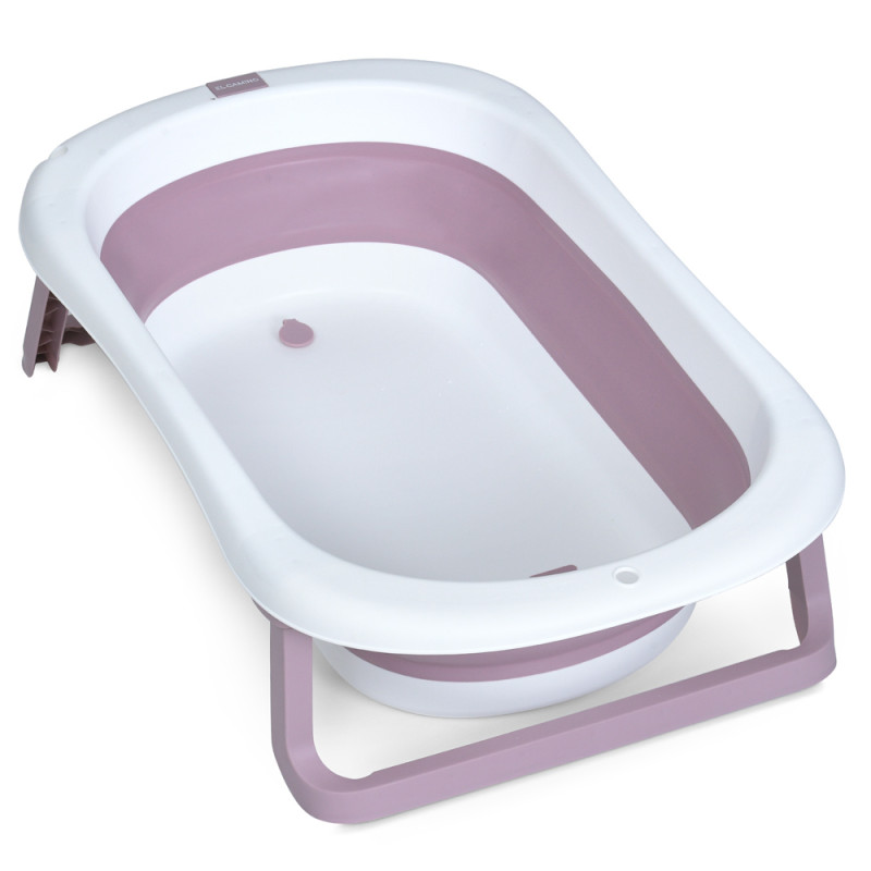 Дитяча Ванночка (ME 1151 PLUS Lilac) з термометром, силікон, складана