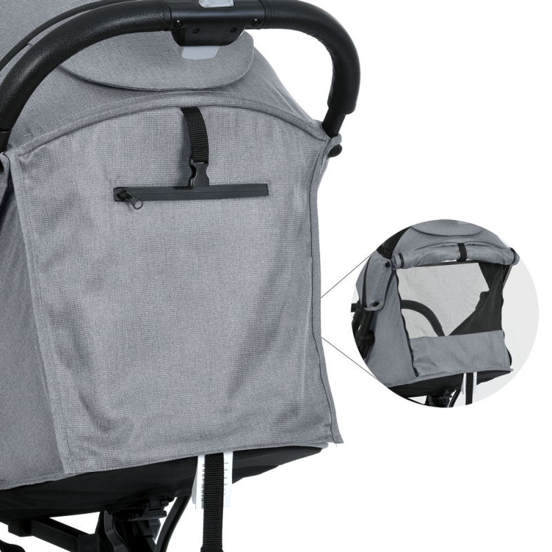 Дитяча прогулянкова Коляска BAMBI FLASH (M 5727-1 Silver Gray) алюміній