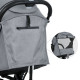 Дитяча прогулянкова Коляска BAMBI FLASH (M 5727-1 Silver Gray) алюміній
