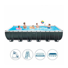 Басейн каркасний Intex (26364) розмір 732-366-132см (у 2-х коробках)