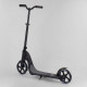 Самокат двоколісний Best Scooter Чорний (72378) з PU колесами