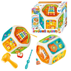Дитячий Ігровий центр "WToys" (65540) УКР МОВА, підсвітка, пісні, казки, скоромовки, цифри, муз інструменти, магнітна риболовля, сортер