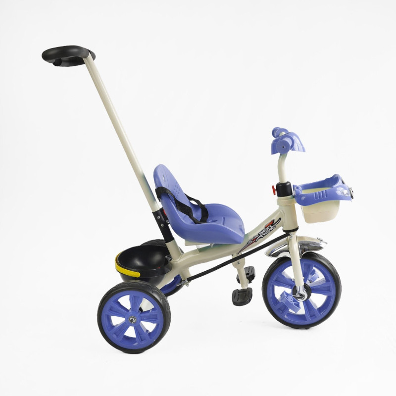 Дитячий триколісний Велосипед Best Trike (BS-70362) сталева рама, 2 кошика, укр. озвучка
