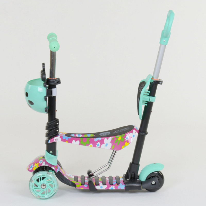 Самокат триколісний Best Scooter 5в1 (43702) PU колеса зі світлом
