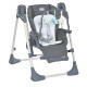 Стільчик-гойдалка El Camino SWAN 2в1 (ME 1087-G Dark Gray)
