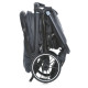 Дитяча прогулянкова Коляска EL CAMINO BEYA (ME 1127-B Midnight Gray) з чохлом на ніжки