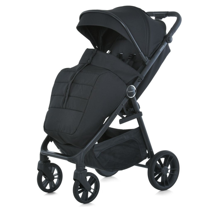 Дитячий візочок прогулянковий EL CAMINO DAHLIA (ME 1181 Black) чохол