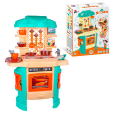 Кухня 5637 (3) підсвічування, звук, пар, 29 аксесуарів, "Technok Toys", в коробке