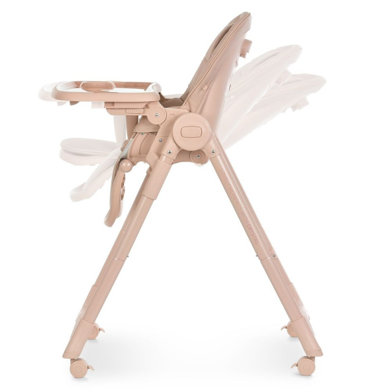 Дитячий стілець для годування EL CAMINO CRYSTAL (ME 1037 Nude Pink)