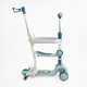 Дитячий триколісний Самокат 5в1 "Skyper" (GH-41533) світло, укр. озвучування та підсвічування платформи,с ДОП. КОЛЕСАМИ, захисний бампер