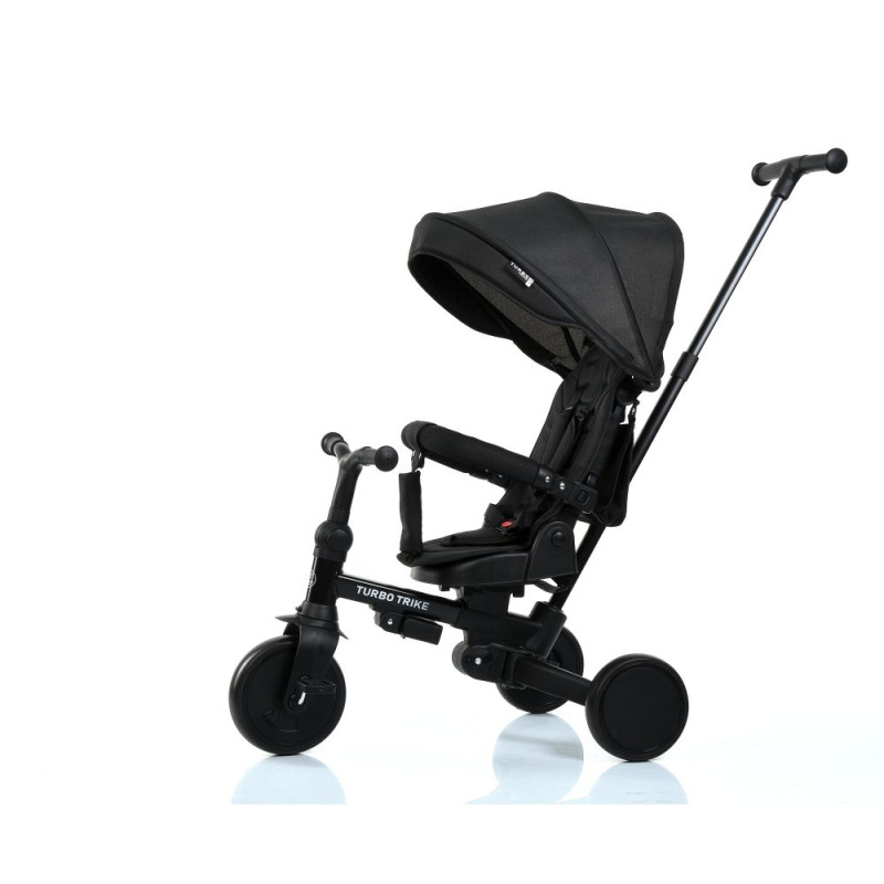 Дитячий триколісний Велосипед TURBOTRIKE (MT 1036 black) складане кермо