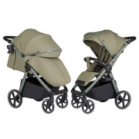 Дитяча коляска прогулянкова CARRELLO Bravo SL Deluxe (CRL-5520 Mosaic Green) складана
