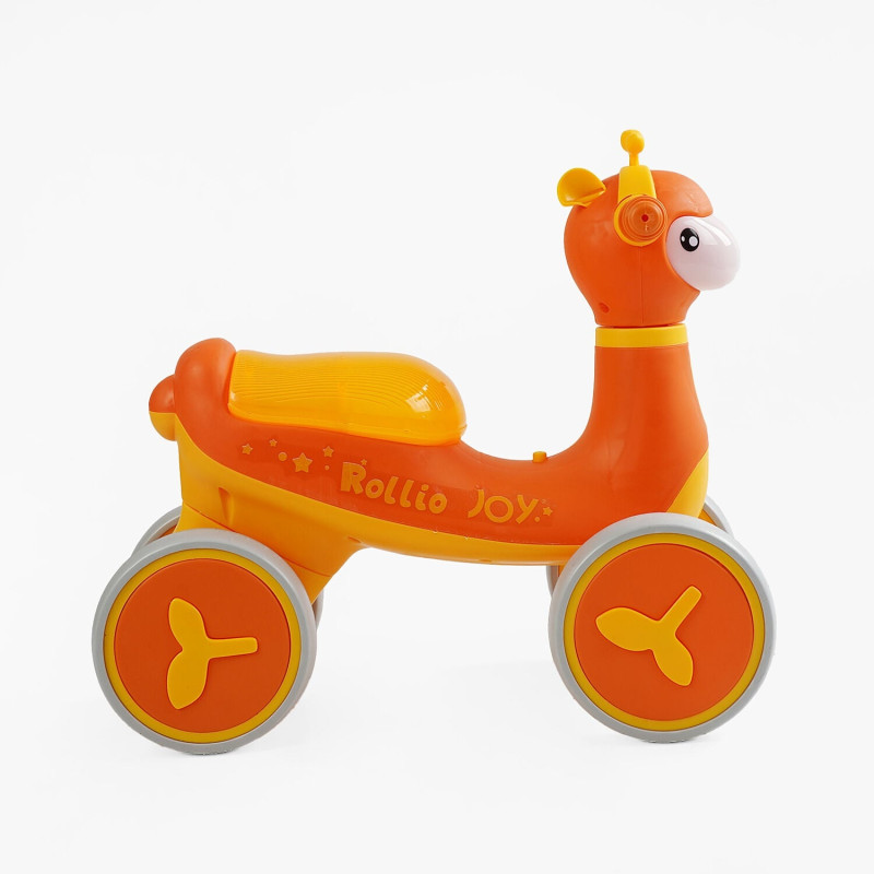 Дитячий Велобіг чотириколісний JOY (JS-77300) колеса PU, рама пластик, українське озвучування та підсвічування