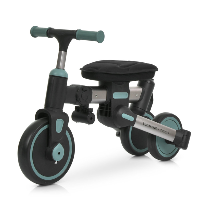 Дитячий Велосипед El Camino TRIGO (ME 1226 Jade Green) поворот на 360°, кермо складане, дощовик